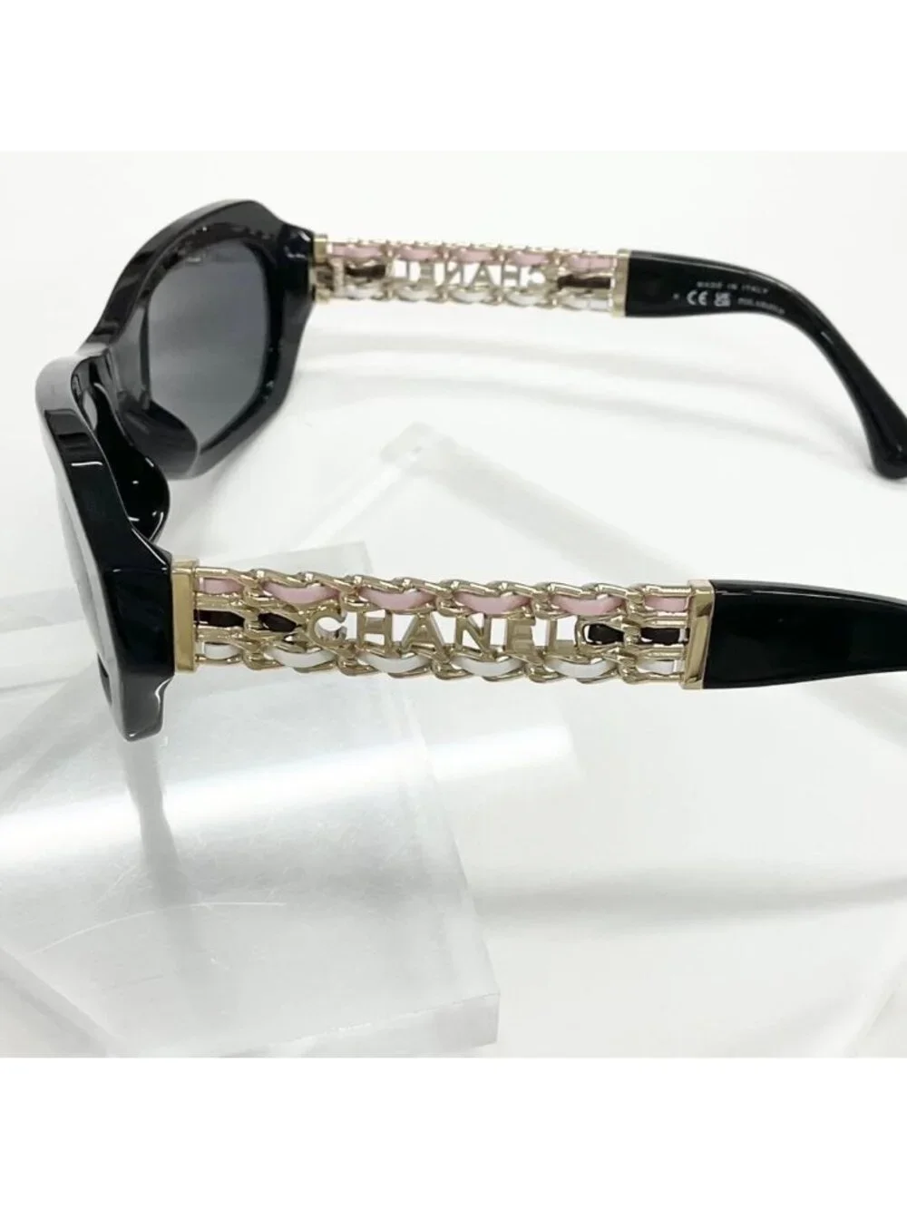 Chanel Sunglasses Logo Eyewear Black